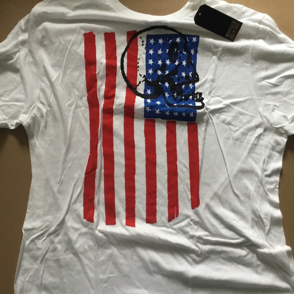 NWT Converse All Star American Flag Shirt Men’s XL